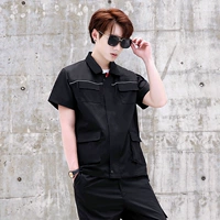 Audi с короткими рукавами (без этикетки) топ