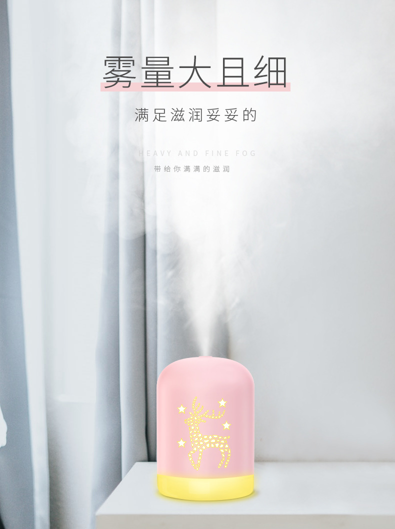 tác dụng của máy phun sương Hydrating Artifact độ ẩm nhà không khí công suất lớn phun đêm ánh sáng văn phòng quà tặng sinh nhật sáng tạo - Máy giữ ẩm máy tạo độ ẩm usb