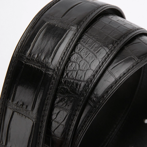 Мужской ремень, пряжка, Таиланд, крокодил, из натуральной кожи