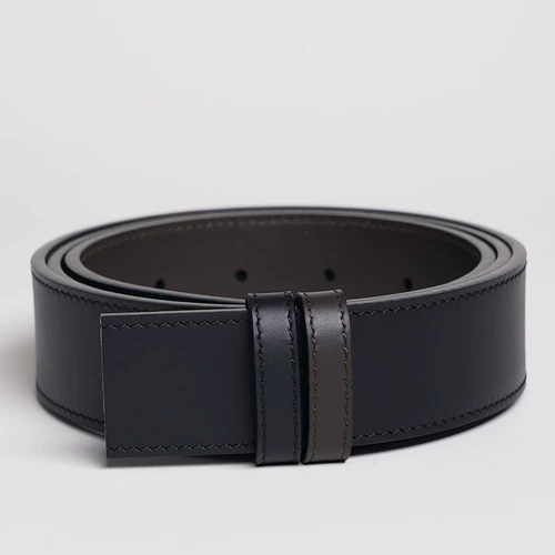 Мужской ремень, булавка, двусторонная кожаная пряжка, из натуральной кожи