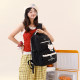 2025 New School Bag for High School Students, Large Capacity, Lightweight Backpack for Junior High School Students and Elementary School Students in Grades Four to Six, Reducing Burden