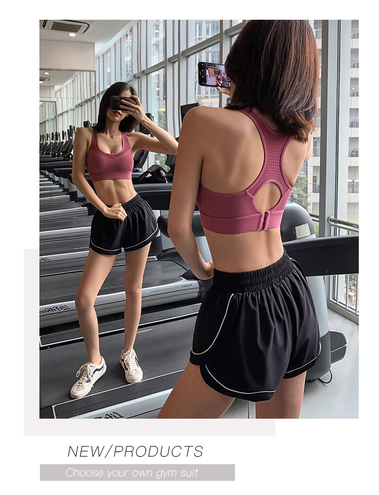 Đồ lót thể thao có thể điều chỉnh độ bền cao chống sốc chạy chuyên nghiệp rập khuôn tập hợp áo vest yoga mùa hè tập thể dục áo ngực - Đồ lót thể thao áo tập gym nữ