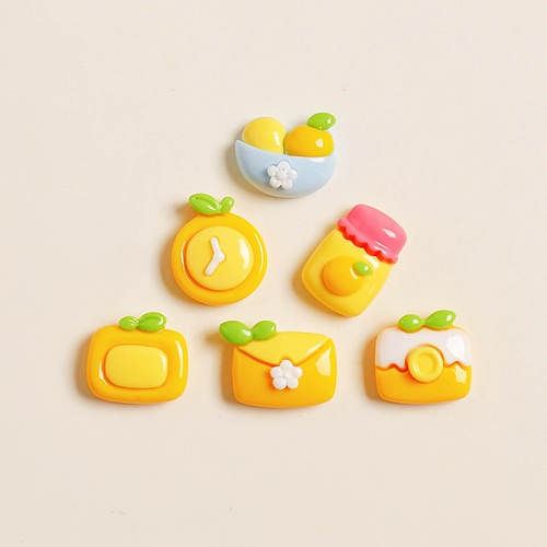 Мультяшные желтые часы, кремовый чехол для телефона ручной работы, аксессуар, аксессуары