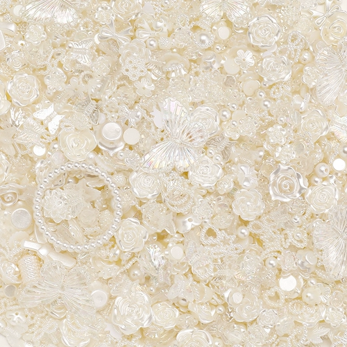 Кремовый чехол для телефона с бабочкой, набор материалов ручной работы, барсетка, аксессуар с аксессуарами, в цветочек, DIY