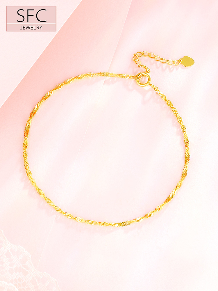 18K金手链为例比怎么以适合生活佩戴。