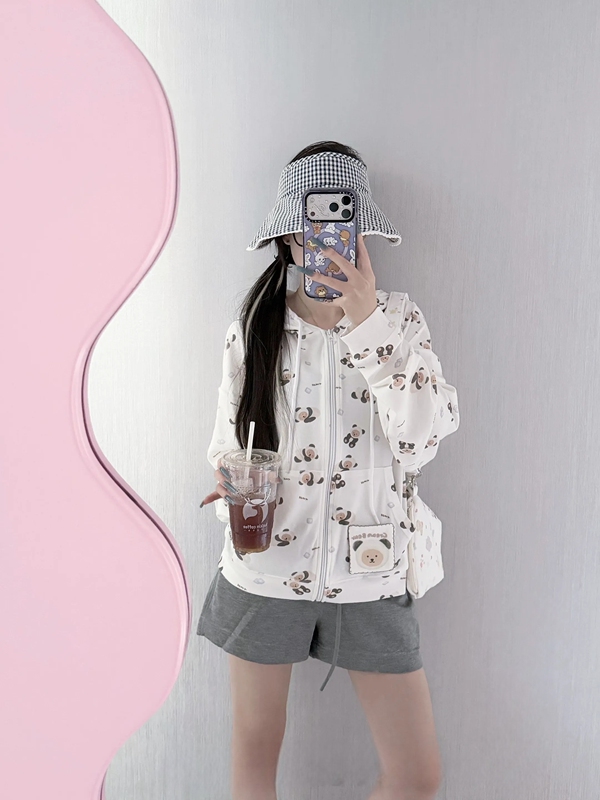 Twoi Design Lab Panda Hooded Sun Protection Top Trendy on Instagram