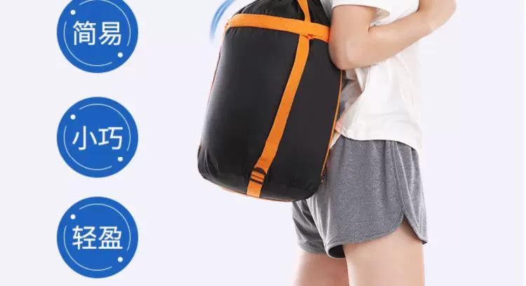 Mùa đông đệm túi ngủ đơn ký túc xá di động lều người lớn dễ thương nam du lịch trong nhà ngủ trưa du lịch siêu nhẹ nữ - Túi ngủ