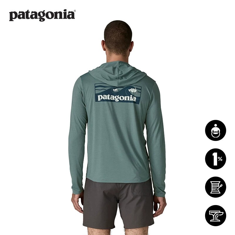 Men's C1 Quick-Drying Hooded T-Shirt Cap Cool Daily 45470 Patagonia Patagonia