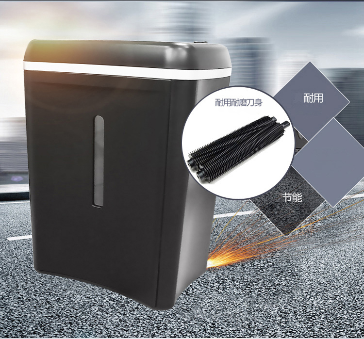 Máy cắt thép Miki sê-ri SD9101 máy băm vụn 4 cấp giấy bí mật dạng hạt 8 tờ / đôi giấy gấp đôi đầu vào văn phòng máy hủy tài liệu - Máy hủy tài liệu máy hủy tài liệu bonsaii 4s23