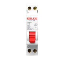 Delixi dual-in and double-out circuit breaker DZ47P 1p N 32A empty open DPN single-pole dual-wire air switch