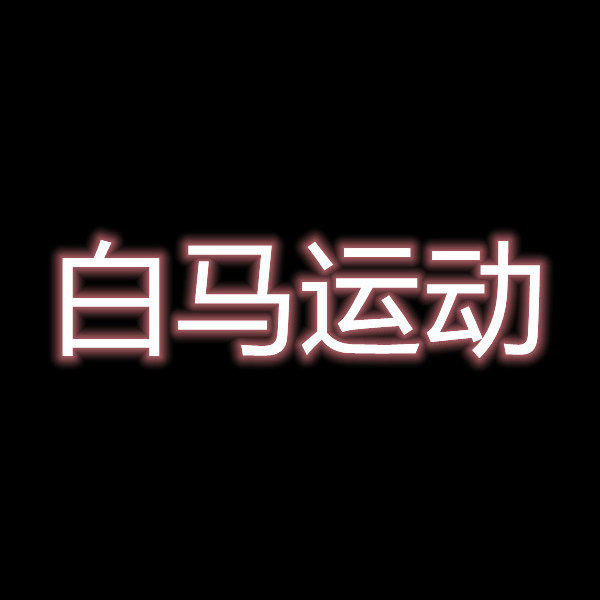 白马运动折扣店的LOGO
