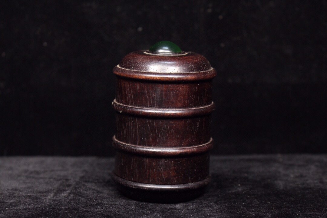 Antique Miscellaneous Collection Wood Collection Treasure Blood Sandalwood Inlaid Opal Wrench Box