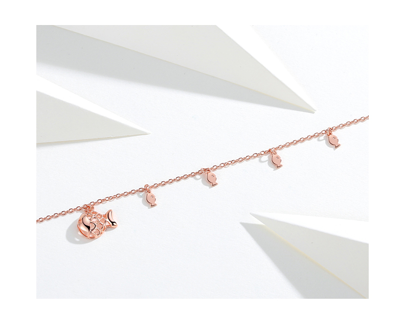 Vòng chân cá bạc Vana sterling nữ phiên bản Hàn Quốc của chàng sinh viên giản dị Sen gợi cảm dây chuyền vàng hồng mắt cá chân vàng gửi bạn gái lắc chân vàng PNJ