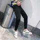 Quần thể thao mùa hè quần âu nam thẳng cộng với phân bón XL chất béo mỏng dài quần dài quần nam