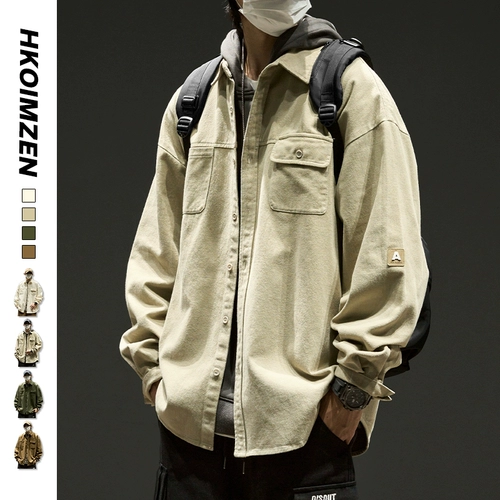 Японская рубашка, цветная весенняя осенняя куртка, изысканный стиль