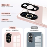 Подходит для чехла для мобильного телефона Huawei nova10 nova10pro, новый женский изогнутый экран, стекло, защитная крышка, объектив, все включено, защита от падения, Huanai nowa10por, модный мужской высококачественный розовый ультратонкий без полей