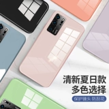 Huawei, совместимый чехол для телефона, объектив, стеклянная камера видеонаблюдения, ультратонкий силиконовый брендовый креативный защитный чехол подходит для мужчин и женщин, защита при падении, популярно в интернете, зеркальный эффект