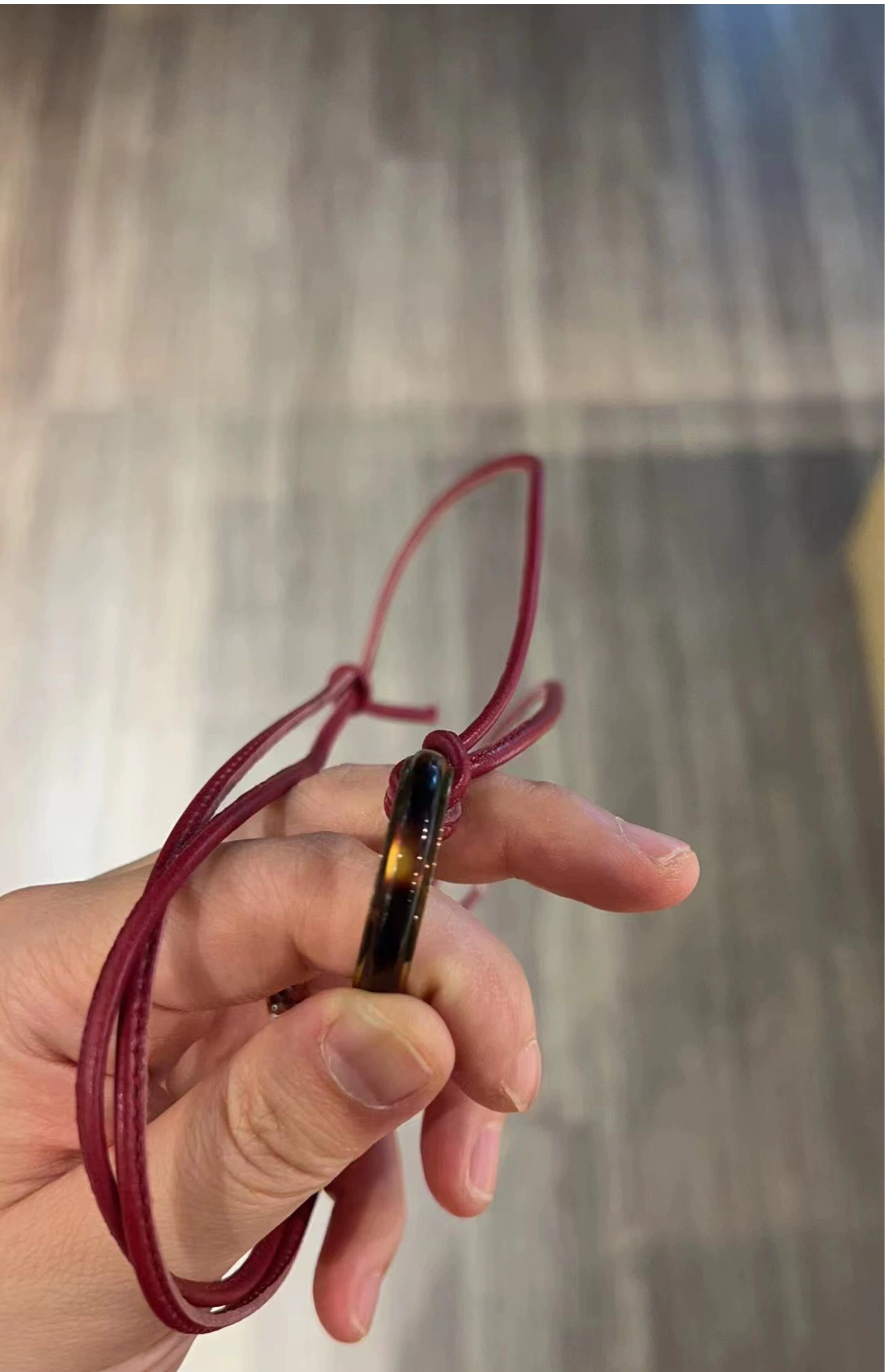 Очки цепи diffuser日本进口牛皮925银圈眼镜挂链玳瑁赛璐珞太阳镜挂绳礼物 OTHER