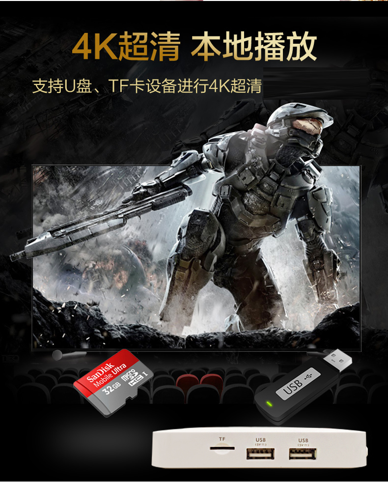 cục phát 4g Netcom Skyworth Skyworth E900-S set-top box HD 4K mạng TV không dây WIFI máy chiếu mini xiaomi