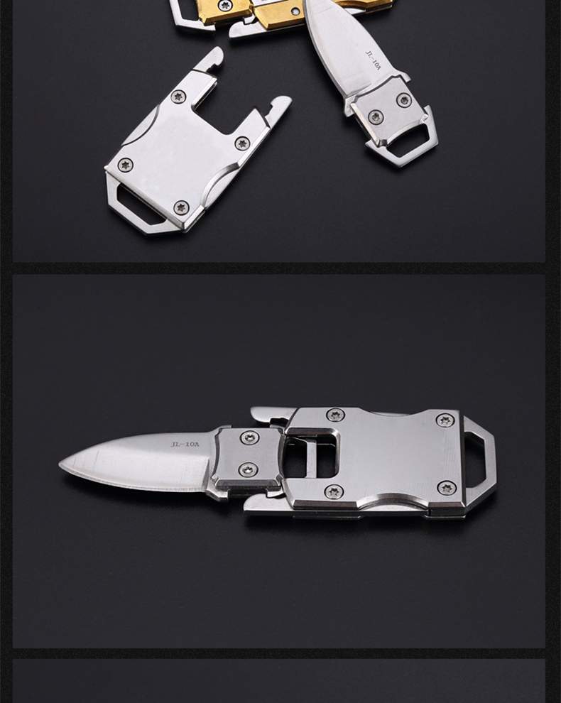 Mới Mini cầm tay đa chức năng móc chìa khóa gấp cầm tay dao hoang dã dao thẳng - Công cụ Knift / công cụ đa mục đích