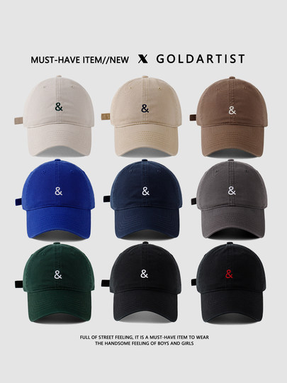 Бейсболка GOLDARTIST для мужчин, весенне-осенняя, в корейском стиле, универсальная, с широкими полями, глубоким верхом, уменьшает размер лица, оригинальный дизайн.