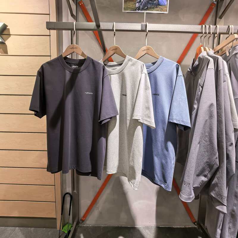 Phenix Outdoor Sports Casual Round Neck Breathable Comfortable Fashionable Short-Sleeved T-Shirt for Men Pp62Mst38