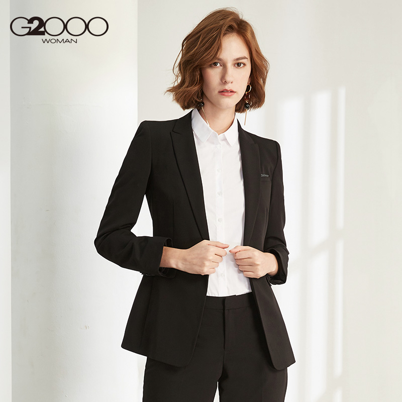 G2000 Women's business casual machine washable suit jacket top ...