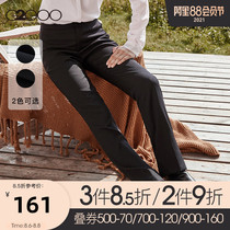 G2000 Womens formal machine washable work pants Professional commuter business casual black western pants