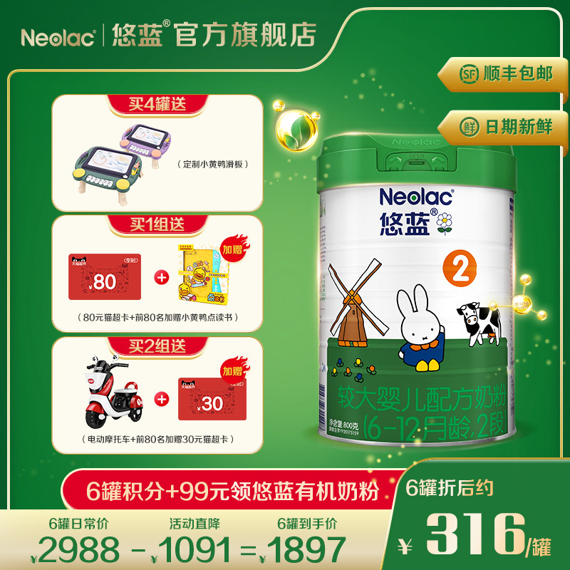 Hyprokai Holland Yolan Organic Bigger Infant Formula 2 Segments 6-12 Months 800g