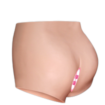 Male CD Changing Dress Silicone Fake laps Lip Triangle Underwear Pseudo-Lady Supplies Four-corner pants can be inserted into the mens female gags to wear