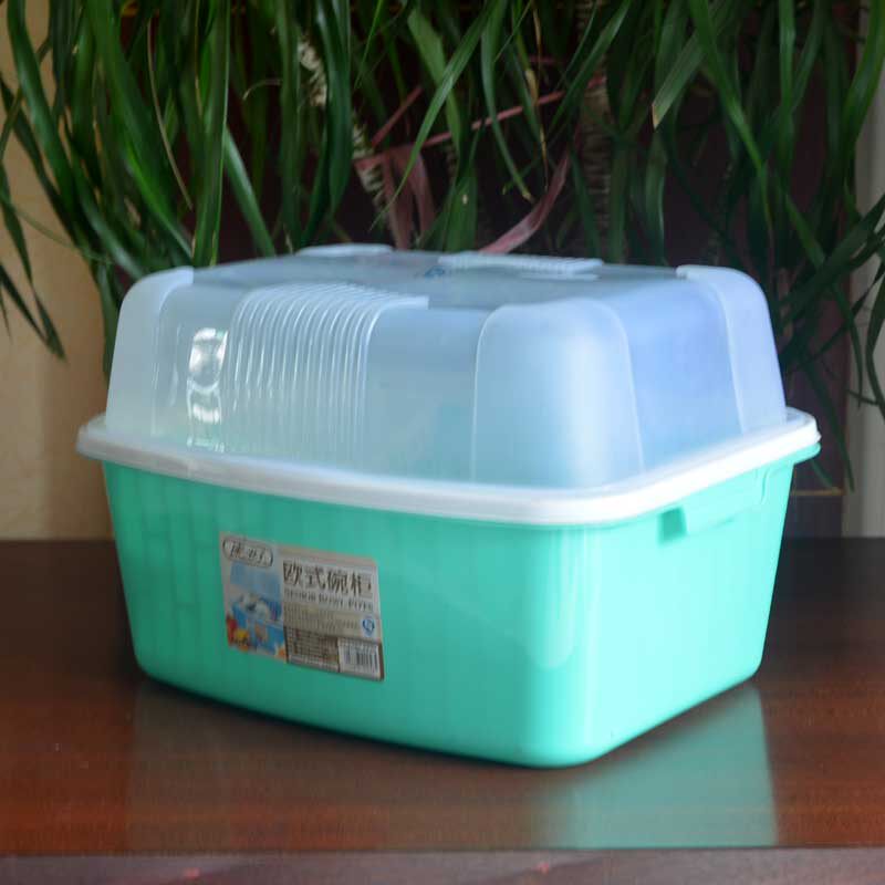 Small number European Bowl Basin Plastic with lid Bowl trays Kitchen Containing Rack Bowls Rack Bowls Chopsticks Dish Cutlery drain rack