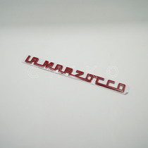 Accumulated grain) Italian Lamarzocco pb coffee machine back board red label logo logo logo post D 2007 original plant