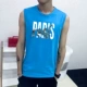 Áo vest nam mùa hè rộng rãi cotton thể thao áo len XL không tay quây áo thun xu hướng áo thể dục - Áo vest cotton vest nam trung niên