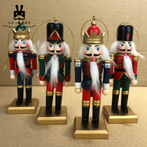 Walnuts Clips Puppet King Soldiers Combined Special Price Home Solid Wood Pendulum microblemishes
