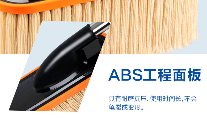 Bông nhúng dầu kéo bụi mạt rửa xe lau lau nhà bằng thép không gỉ màu xám làm sạch xe cung cấp bàn chải - Sản phẩm làm sạch xe chổi rửa xe ô tô cán dài