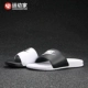 [42 sportman] Cặp đôi logo chữ đen trắng của Nike Benassi 鸳鸯 dép 818736-011 dép hot trend năm 2021