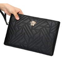 Beauty Duesha Handbag Men 2020 Business Fashion Large Cap Bull Leather Hand Grab Bag Casual Sociopathic Envelopes Bag