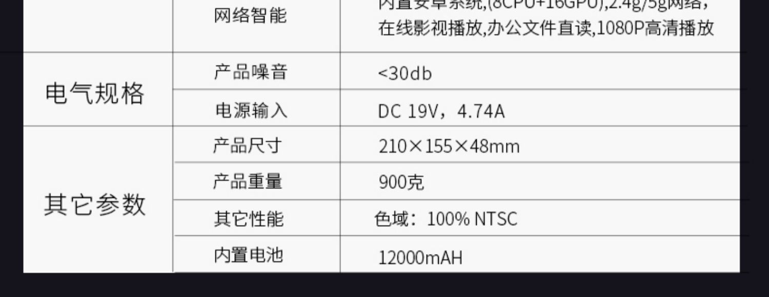 Máy chiếu Meigao G20S wifi không dây rạp hát tại nhà 3D thông minh Máy chiếu 4K HD 1080p