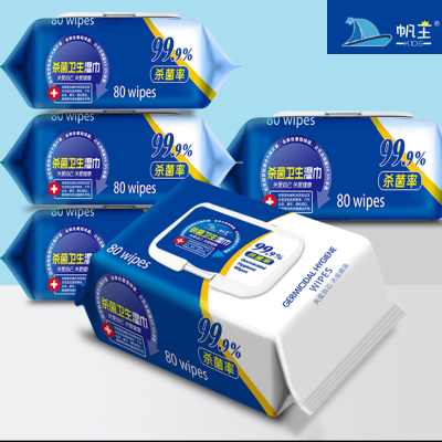 【帆王】80抽*5大包杀菌宝宝湿巾