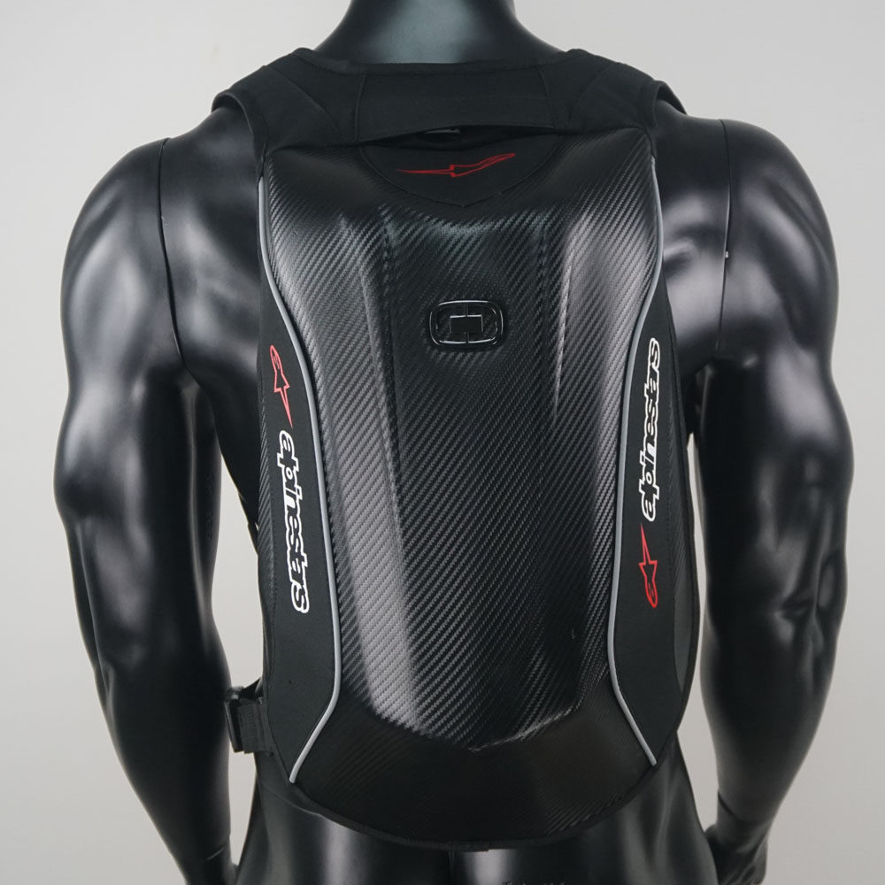 Man Island Motorcycle Rider Bag Kawasaki Dukadi Backpack Locomotive Riding Double Shoulder Travel Helmet Full Armor 