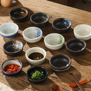Japanese Restaurant Sushi Sauce Dipping Vinegar Dish round Ceramic
