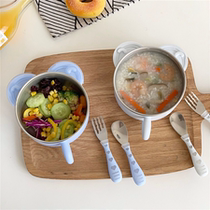 316 Stainless Steel small Bear Childrens insulated bowl for children