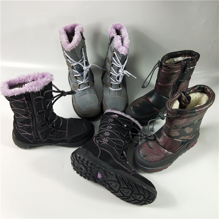 Russian Single Snowy Boots Children Gross Short Boots Outdoor Ski Shoes Non-slip Waterproof Winter Men And Women Martin Boots Anti Chilling