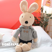 Арбуз красный серо -серого шерстяного пальто коричневый кролик кролик