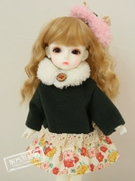 Шарф, комплект, в цветочек, 3 предмета