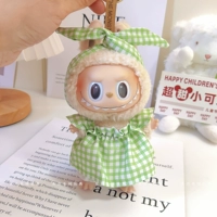 Зеленая клетчатая юбка + прическа (только куклы для одежды не включены)