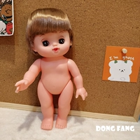 26 см голые детские коричневые короткие волосы