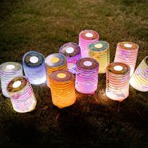 Mid-Autumn Festival Lantern Ancient Wind Children Flower Lanterns Handmade Diy Creative Kindergarten Hand Paper Flowers Palace Lantern China Wind