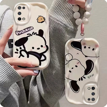 Suitable for Oppo K3 Series Phone Cases, K7 Cute Pochacco New Model, K7X Super Cute Pcgm0 Cartoon Silicone for Men and Women, Perm00 Trendy Style Bracelet, Personalized Airbag Anti-Drop Case, Student Best Friend Creative