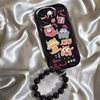 Suitable for Vivo Y200 Series Phone Cases, New Y200I Cream Wave Cartoon Monster Stand, Y200Gt Silicone, Y200T Cute Bracelet, Creative Men's and Women's Airbag Anti-Drop Case, Trendy and Personalized